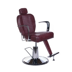 Fotel Barberki OLAF BH-3273, Wiśniowy+REG.