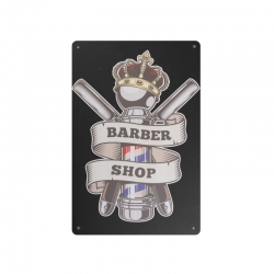 Tablica dekoracyjna Loft Barbershop
