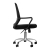 Ergonomiczny fotel biurowy QS-C03, czarny