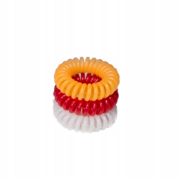 Profesjonalne gumki do włosów - Neonowe 3 szt. (3,5 cm)