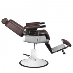 Fotel Barber Royal Brązowy