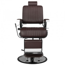 Fotel Barberski Royal II Brązowy