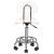 Taboret kosmetyczny z oparciem 6001, biały