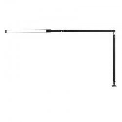 Lampa biurkowa LED 3-ramienna, czarna