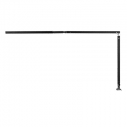 Lampa biurkowa LED 3-ramienna, czarna