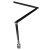Lampa biurkowa LED 3-ramienna, czarna