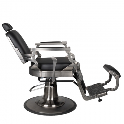 Fotel Barberski Corrado Satin Czarny+